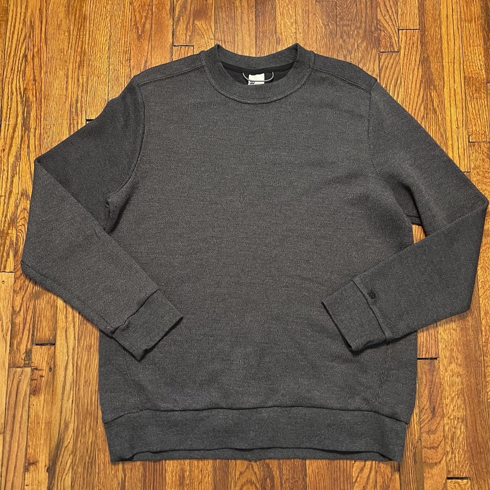 All In Motion Men's Crewneck Sweater Size Large Gray/Blue Preowned